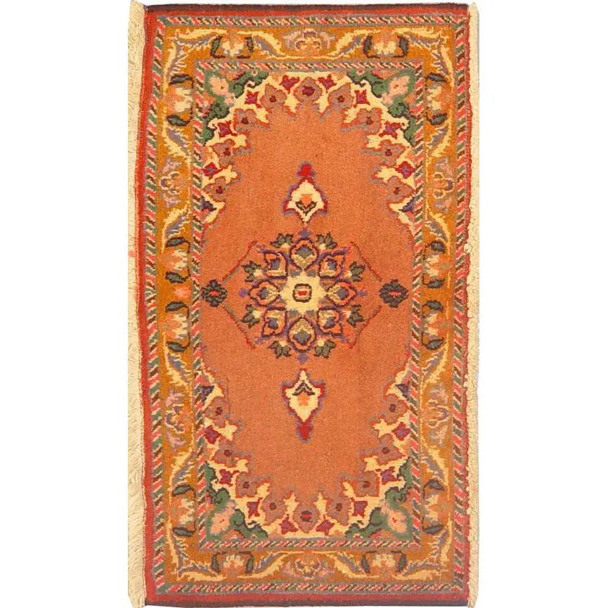 One Of The Kind Persian Turkman Rug 2'11" x 1'7"